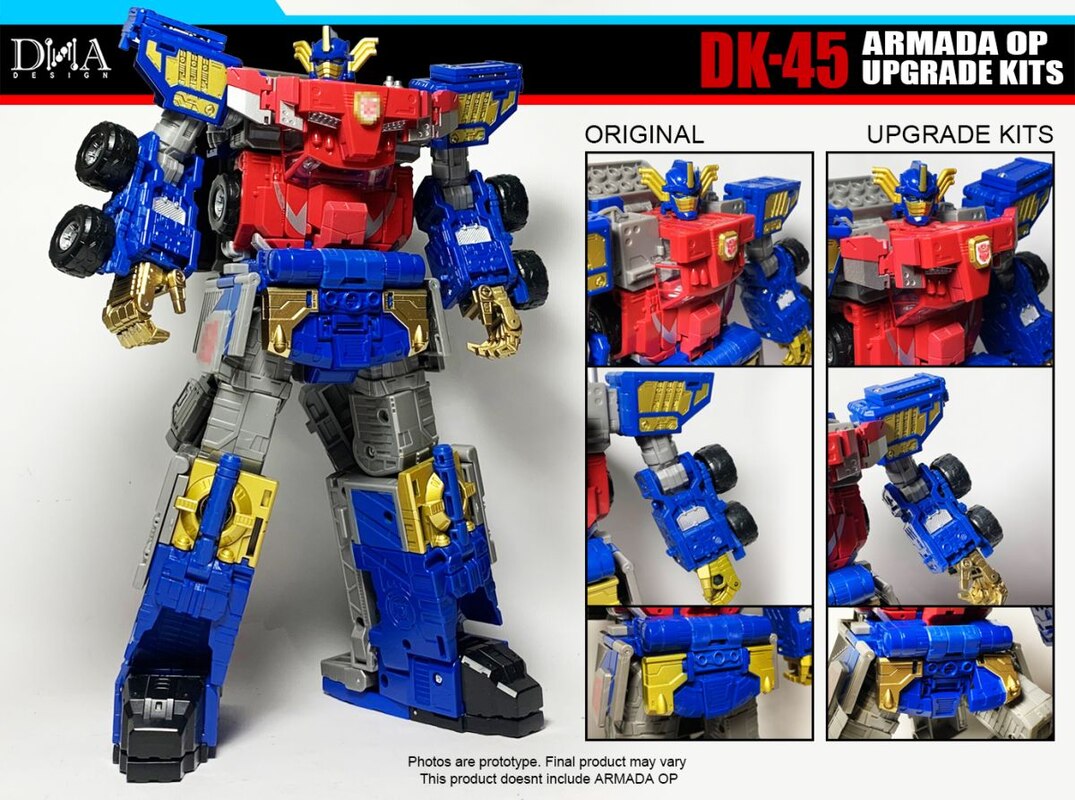 Armada Optimus Prime DNA Design DK 45 Upgrade Kit Coming Soon for